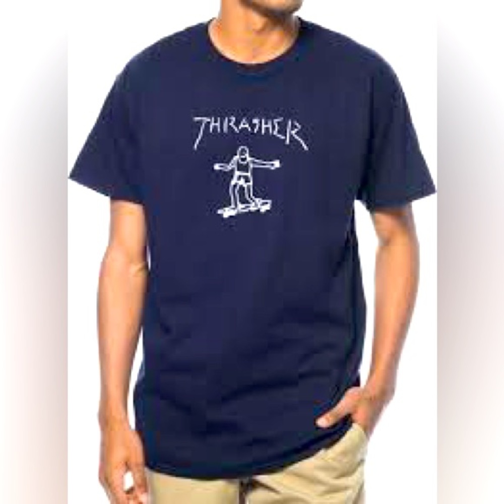 Thrasher Gonz Navy T-Shirt